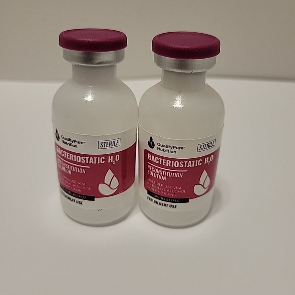 Bacteriostatic H20 Reconstitution Solution Exp 11/2026 30ml X 2 Bottles